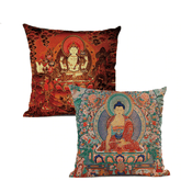 Thangka Tibetan Buddhist Painting Cushion Covers